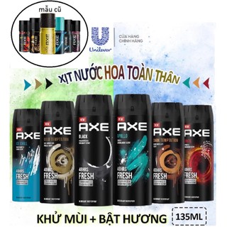 Xịt Khử Mùi Axe 135ml Việt Nam, suu.shop cam kết 100% chính hãng.