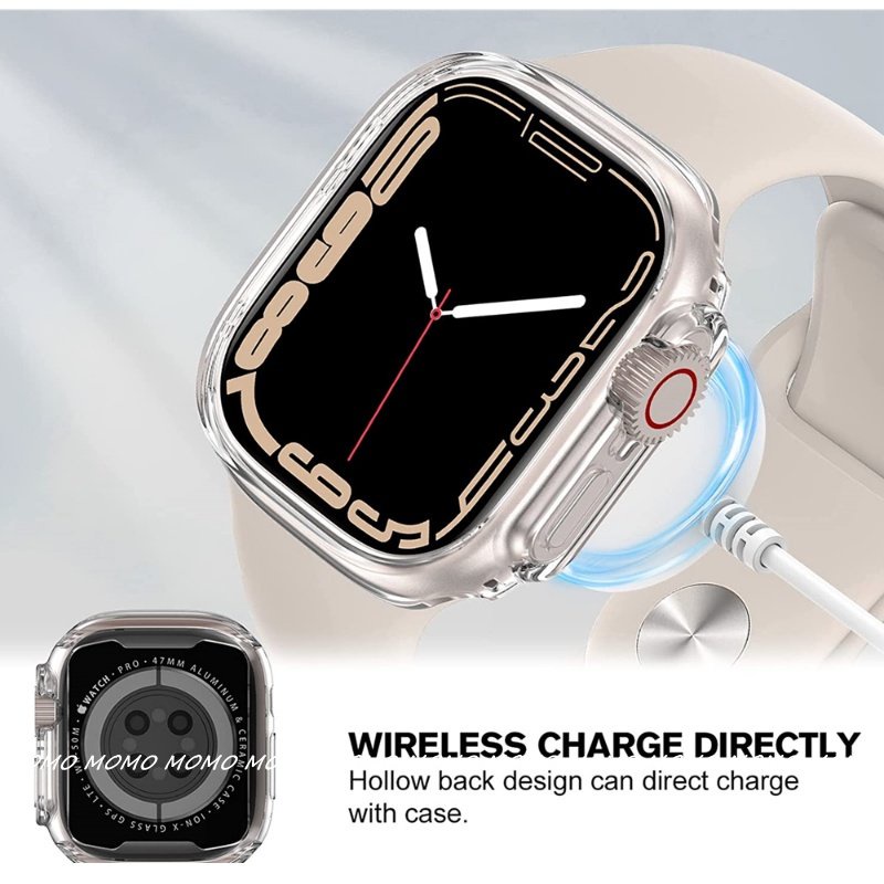 Ốp Trong SuốT BảO Vệ MàN HìNh Cho ĐồNg Hồ Apple iWatch Series 8 7 6 49mm