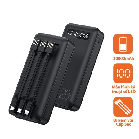 SẠC DỰ PHÒNG POWER BANK 20000mAh