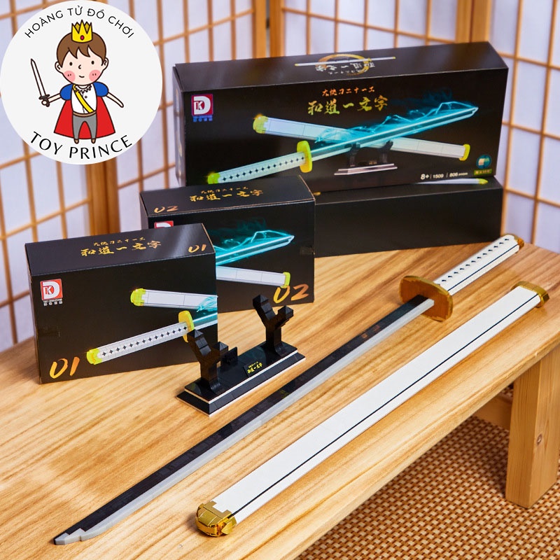 ĐỒ CHƠI LẮP RÁP LEGO THANH KIẾM DẠ QUANG ĐẠI BẢO KIẾM WADO ICHIMONJI CỦA ZORO TRONG ONE PIECE DK1509 & 806 PCS