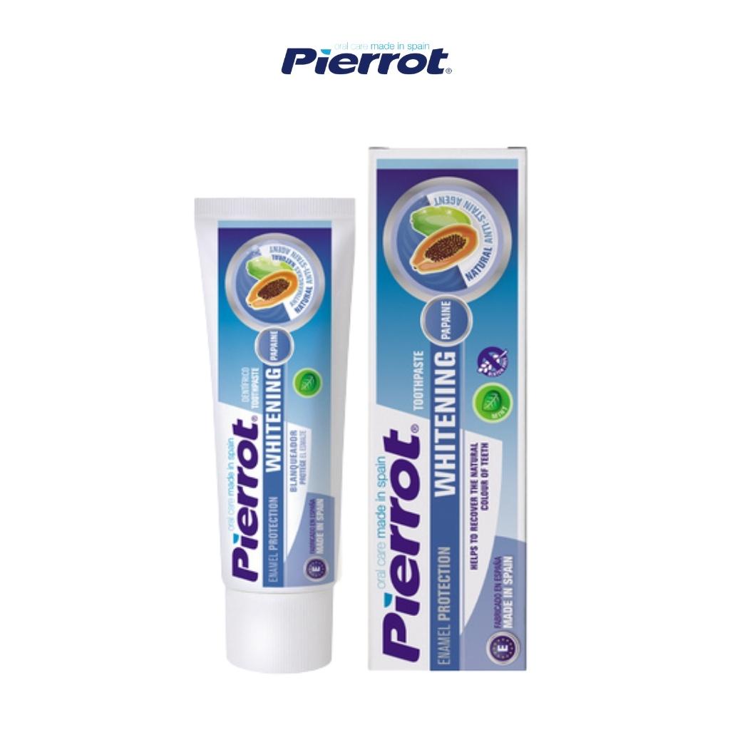 Kem Đánh Răng Làm Trắng Răng PIERROT Chiết Xuất Đu Đủ 75ML