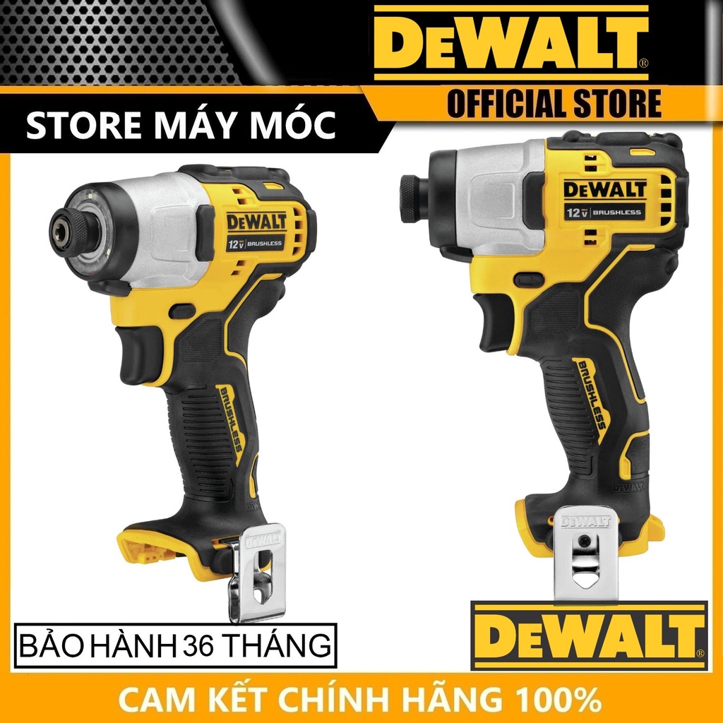 MÁY VẶN VÍT CẦM TAY 12V/BL DEWALT DCF801N- HÀNG CHÍNH HÃNG