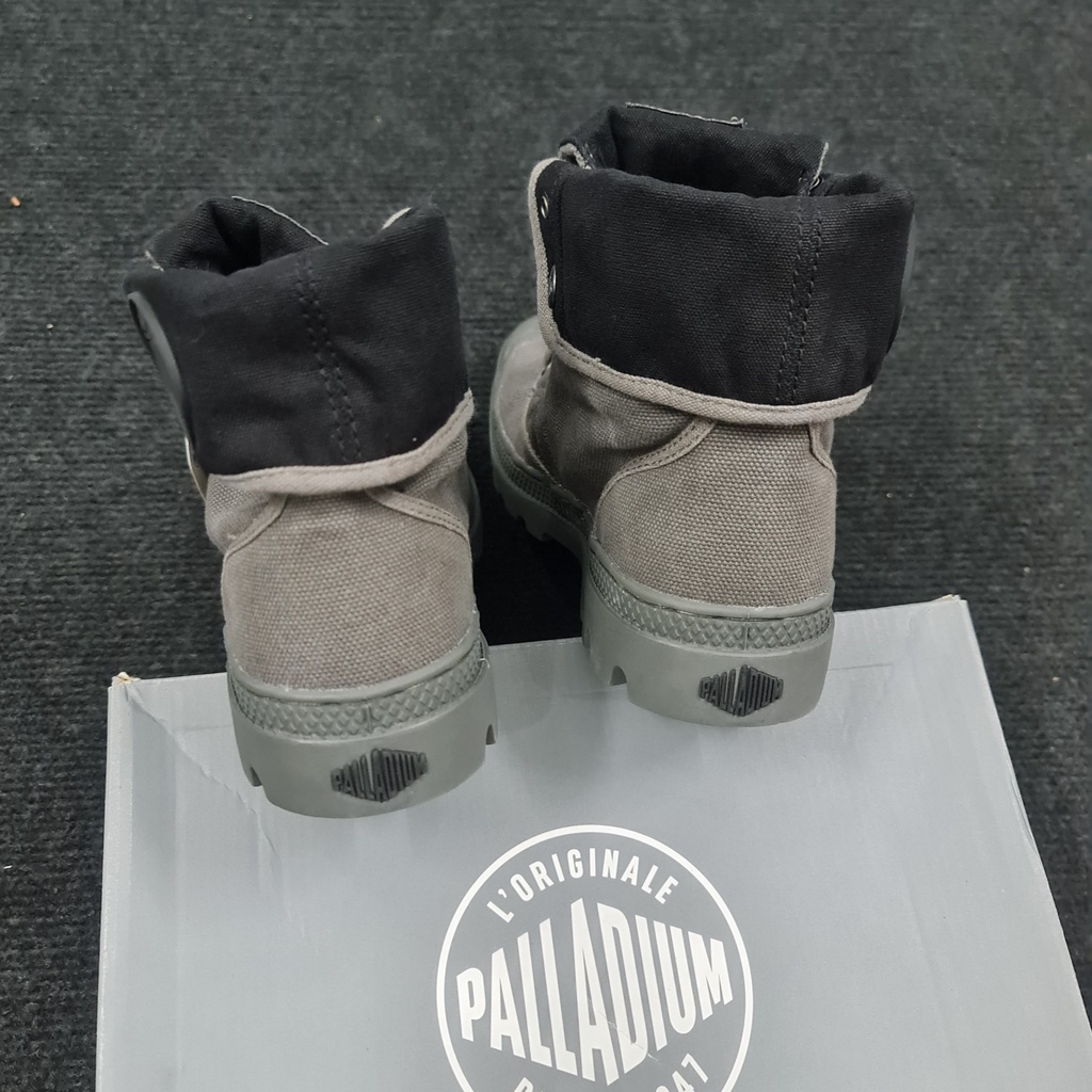 Palladium cổ gập xám đen nam