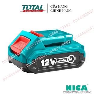 Pin Lithium 12V total TBLI12151, 12V/1.5Ah Pin Lithium-Ion Total 12V/1.5Ah - Dụng Cụ Chuyên Nghiệp, cam kết hàng chínhha
