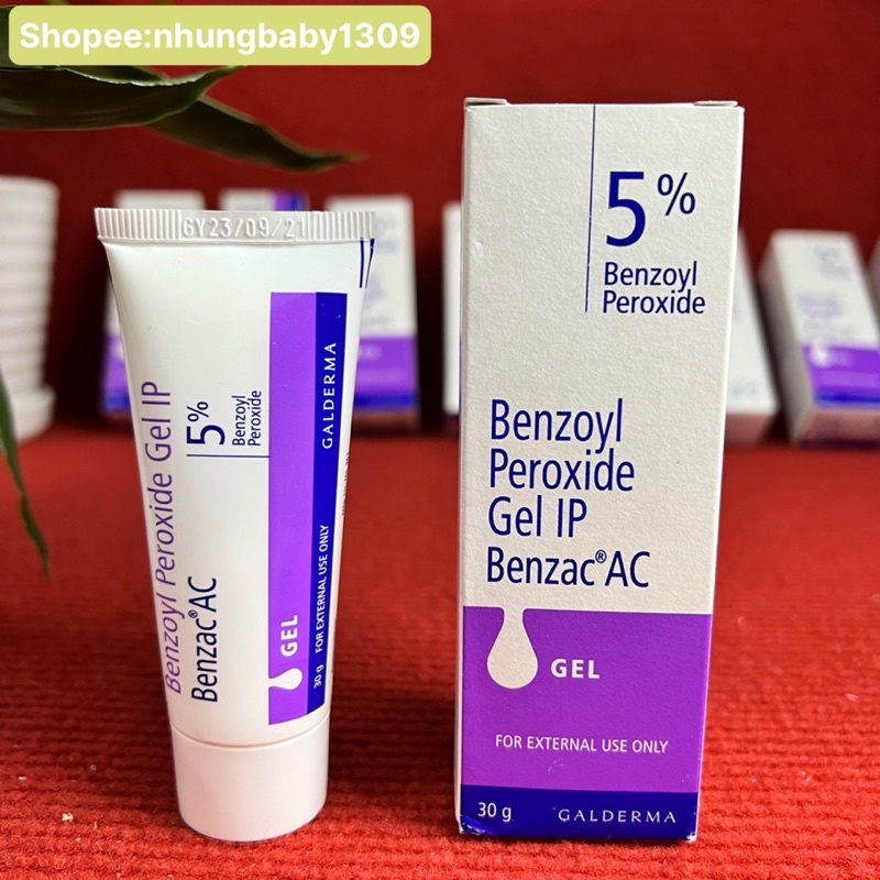 Kem Benzac 2.5% .5% giảm mụn