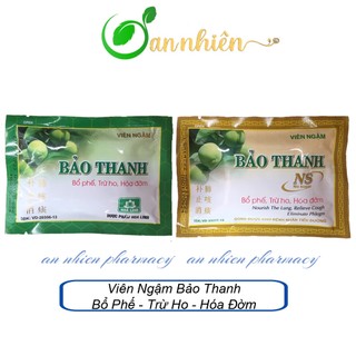 Viên ngậm bảo thanh - bổ phế - trừ ho - hóa đờm