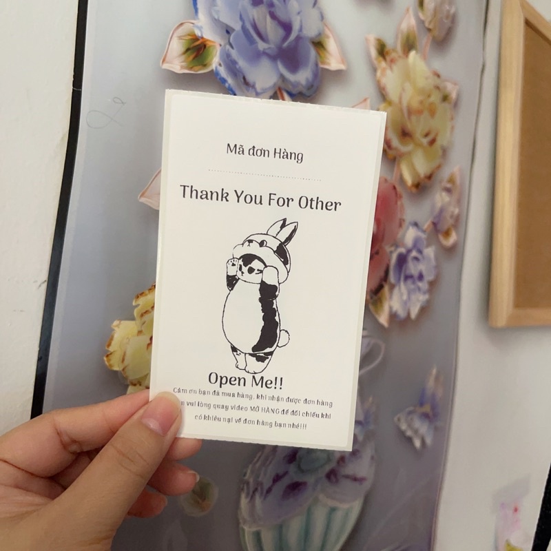 50 Tem niêm phong - tem mã đơn - tem thank you