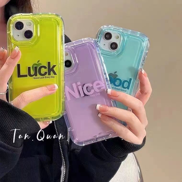 Ốp Điện Thoại Mềm Trong Suốt Chống Sốc In Chữ Tiếng Anh Đơn Giản Cho Iphone 13 11 Xr 14 14 14 promax