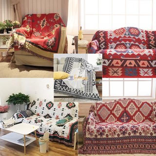 Thảm phủ sofa thảm decor hoa tiết thổ cẩm