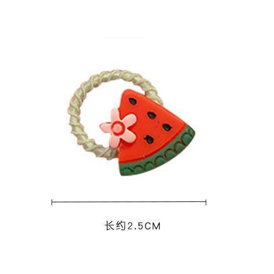 Set 10 Dây Cột Tóc Co Giãn Phong Cách Hàn Quốc Dễ Thương Cho Bé Gái