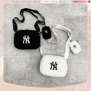 Túi bao tử mlb chất liệu vải lông cừu cao cấp b4708 | unisex - full tag code