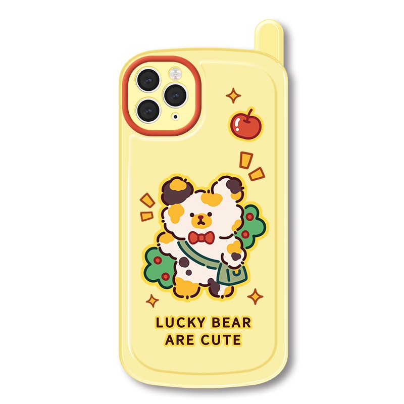 Ốp Điện Thoại Hình Gấu Hoạt Hình Cho iphone7 / 7plus / 8 / 8plus / x / xs / 11 / 12 / 13 / 14 / pro / max / plus / promax
