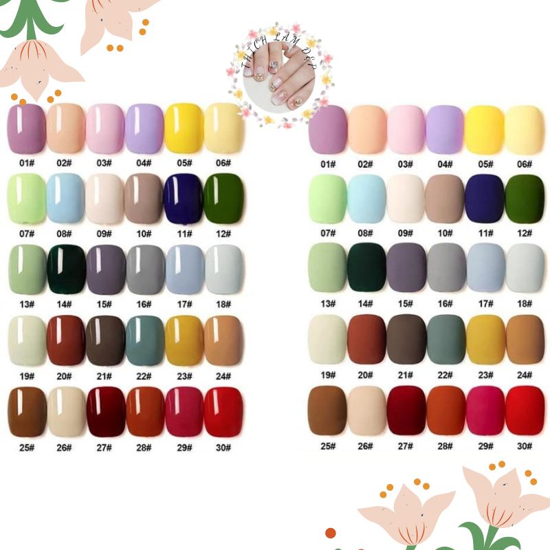 Sơn gel AS mẫu chai vuông siêu hot 60 màu  15ml