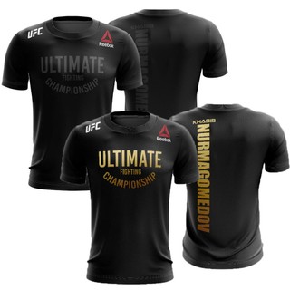 Ufc x Khabib TShirt Sợi Nhỏ Chiến Đấu Vô Địch Khabib Nurmagomedov