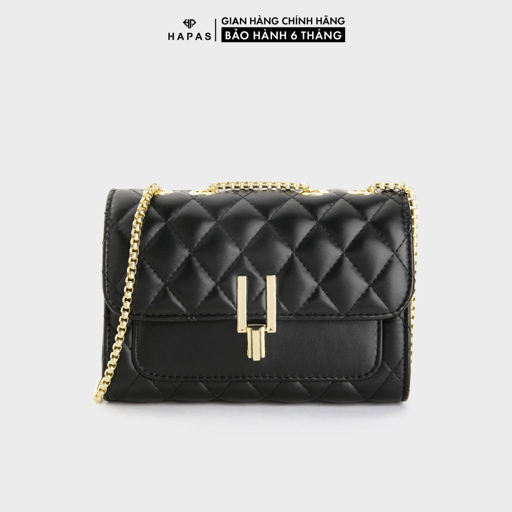 Túi xách nữ đeo chéo bag công sở ô trám khóa HAPAS - TDC20380