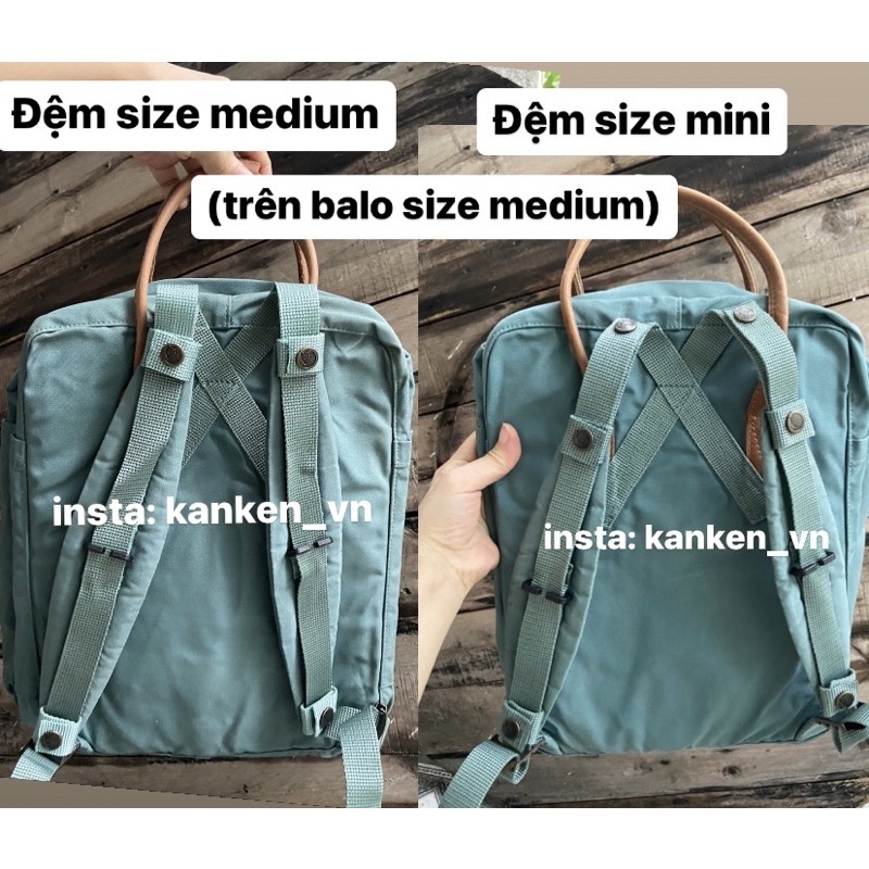 Kanken Shoulder Pads size Medium/Thường & Mini - ĐỆM VAI QUAI ĐEO Balo Kanken Chính Hãng Kanken_vn