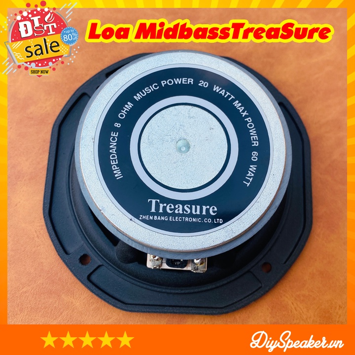 Loa mid bass TreaSure 5.5inch 8Ohm 60W