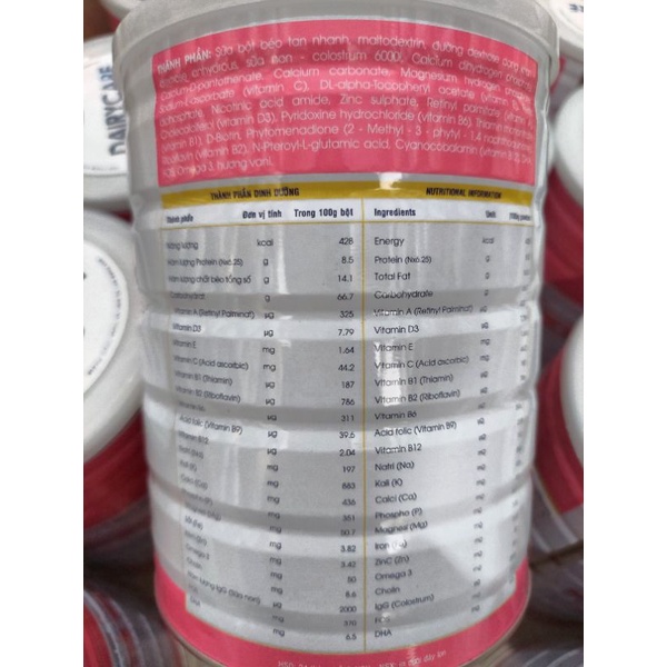 SỮA DAIRY CARE MAMA 850G/DATE 2024