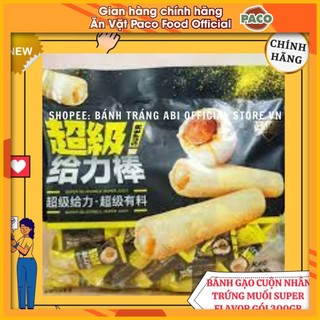 BÁNH GẠO CUỘN NHÂN TRỨNG MUỐI SUPER FLAVOR GÓI 300GR