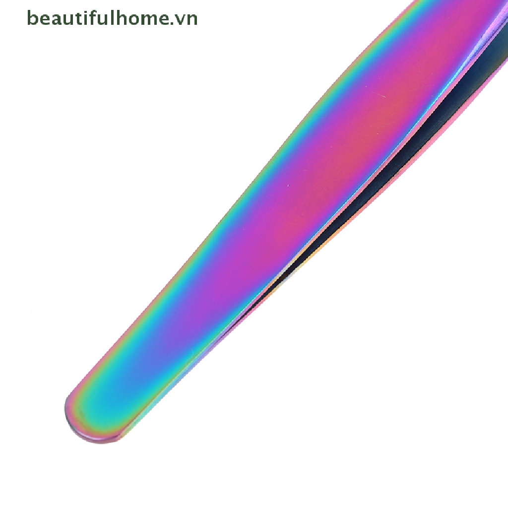 1 Nhíp Gắp Lông Mi Chuyên Nghiệp Bằng Thép Không Gỉ Nhiều Màu Sắc