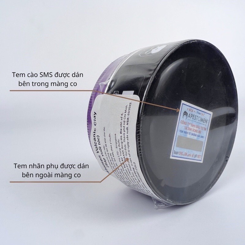 Sáp Vuốt Tóc Apestomen Volcanic Clay Version 5 80g