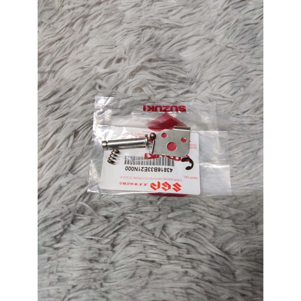 Bộ 5 Món Phe Gài, Cốt Xỏ, Lò Xo, Bi, Miếng Đệm Gác Chân Sau RAIDER FI - SATRIA FI chính hãng SUZUKI INDONESIA