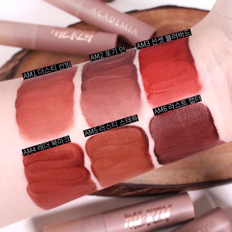 Son kem lì mềm mịn, lâu trôi Merzy Academia Mellow Tint