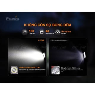 Đèn pin FENIX - ​​E-STAR 100 lumens