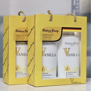 Sữa tắm và sữa dưỡng thể Vanilla Bettina Barty 500ml Hàng Đức
