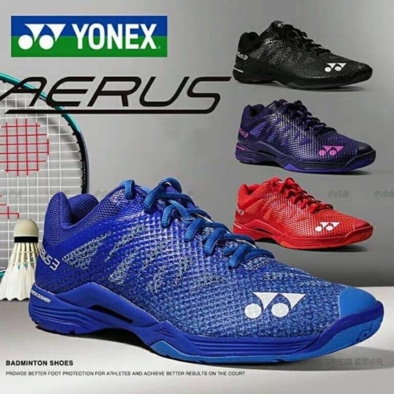 Giày Thể Thao Chơi Cầu Lông Yonex 3 Có Đệm Lót Êm Ái Thoải Mái Thời Trang