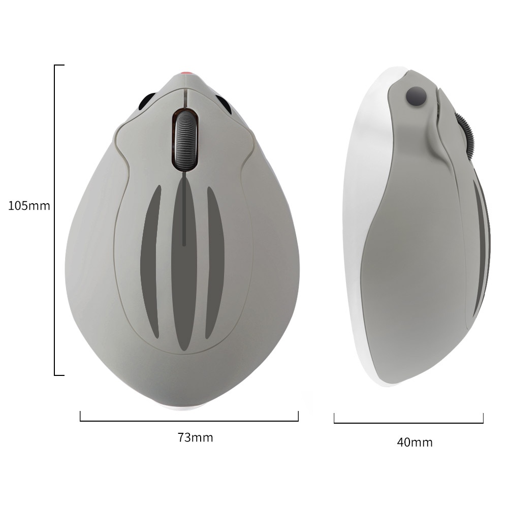 Chuột không dây 2.4G 1200DPI Hình Chuột Hamster Dễ Thương