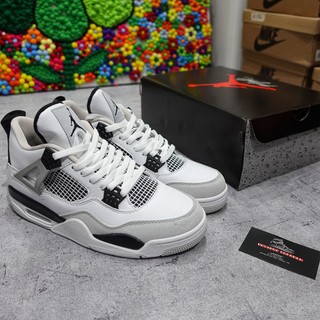 Giày Sneaker Jordan4 “Air Jordan 4 Military Black" - JD4 Trắng đen - Bản Best - Vnstoresneakers