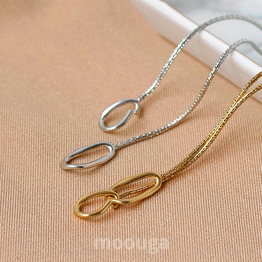 Dây Chuyền Moouga / Vòng Cổ Có Khóa Đơn Giản
