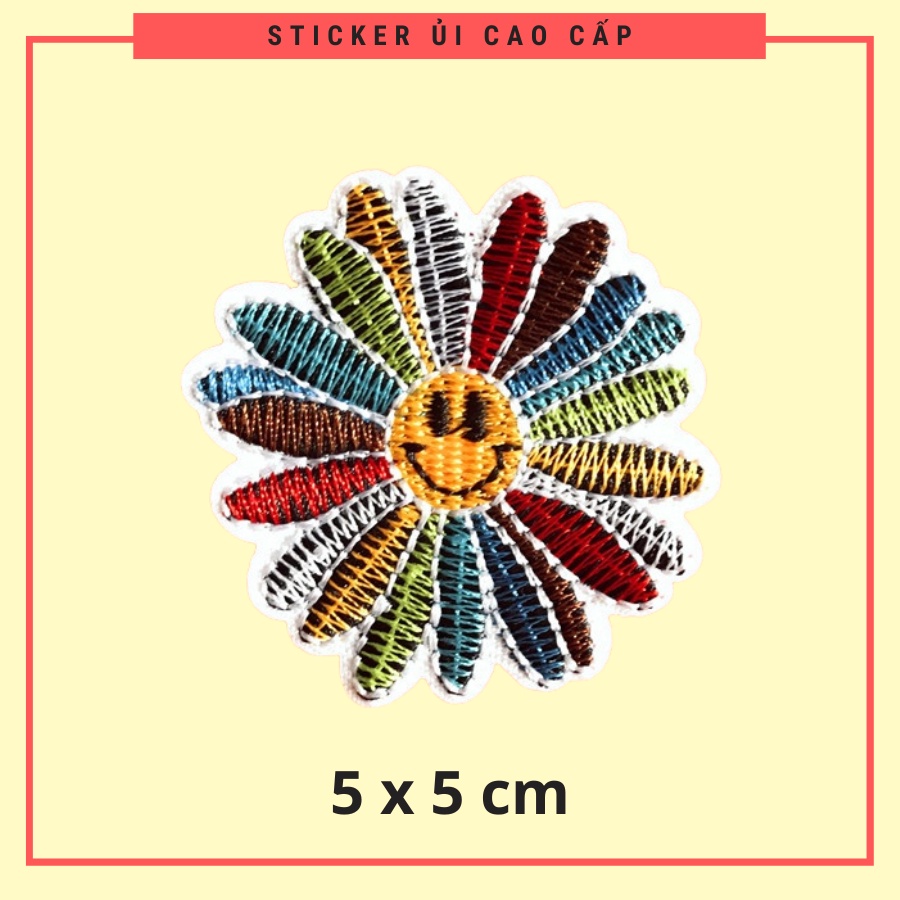 Sticker ủi áo cao cấp CÓ SẴN KEO ỦI, sticker dán quần áo dùng làm miếng vá quần áo rách, trang trí quần áo