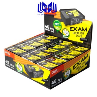 Combo 10 viên Gôm tẩy đen 2B Deli, 40×22×12mm - E3043 ( 3043 )