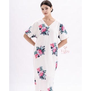 ĐẦM LINEN HOA