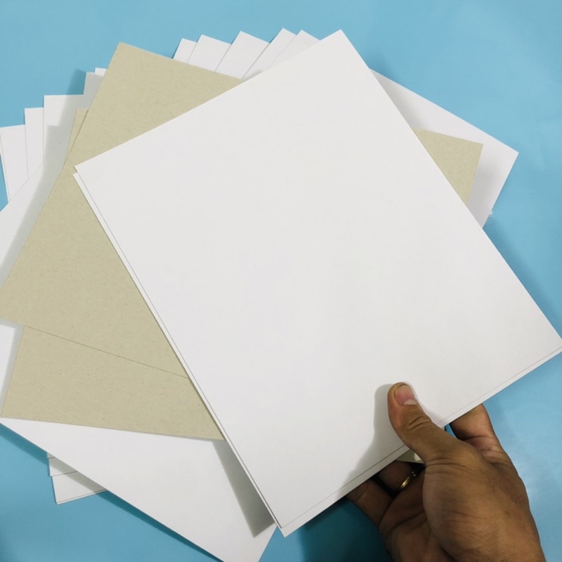 Combo 50 tờ 21x26 cm giấy duplex 400gsm ,bìa cứng , lót quần áo