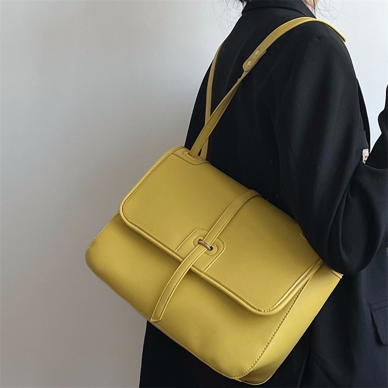 Túi Xách Da Mềm Sức Chứa Lớn Phong Cách retro Thời Trang Nữ