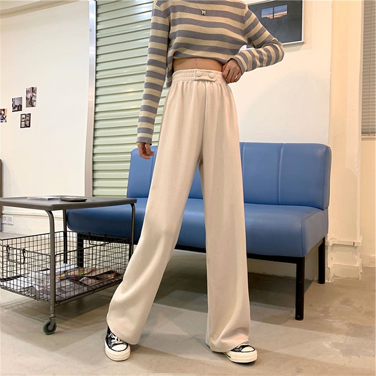 NRVP Quần Thể Thao Dài Dáng Rộng Phong Cách Thời Trang Hàn Quốc