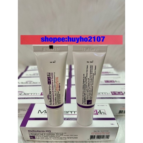 Kem MelloDerm HQ 4% loại bỏ thâm nám,tàn nhang,trắng da