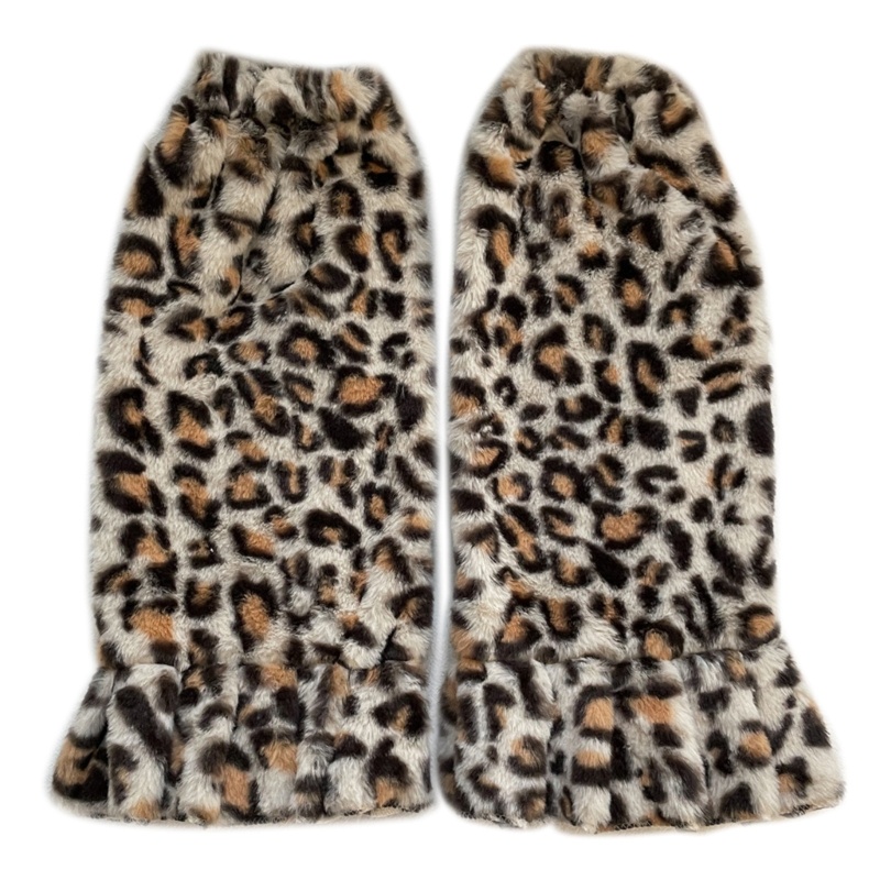 Vớ Nhung Lông Họa Tiết Da Báo Phong Cách Lolita Dễ Thương Dành Cho Nữ