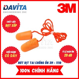 Nút bịt tai chống ồn 3M 1110, có dây