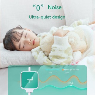 Máy Bơm Oxy Mini Không Ồn Cho Bể Cá Cảnh