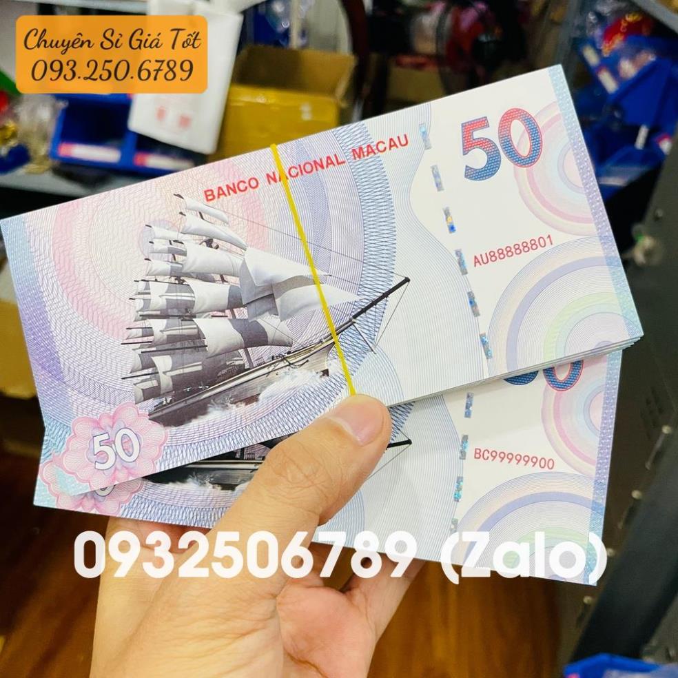 COMBO 10 Tờ Tiền Kỉ Niệm Thuận Buồm Xuôi Gió Của Macao , Phong Thủy May Mắn