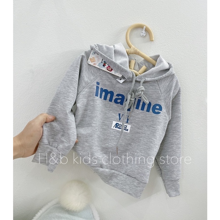 Áo Hoodie Phong Cách Có Mũ Cho Bé Trai Bé Gái S8-20kg