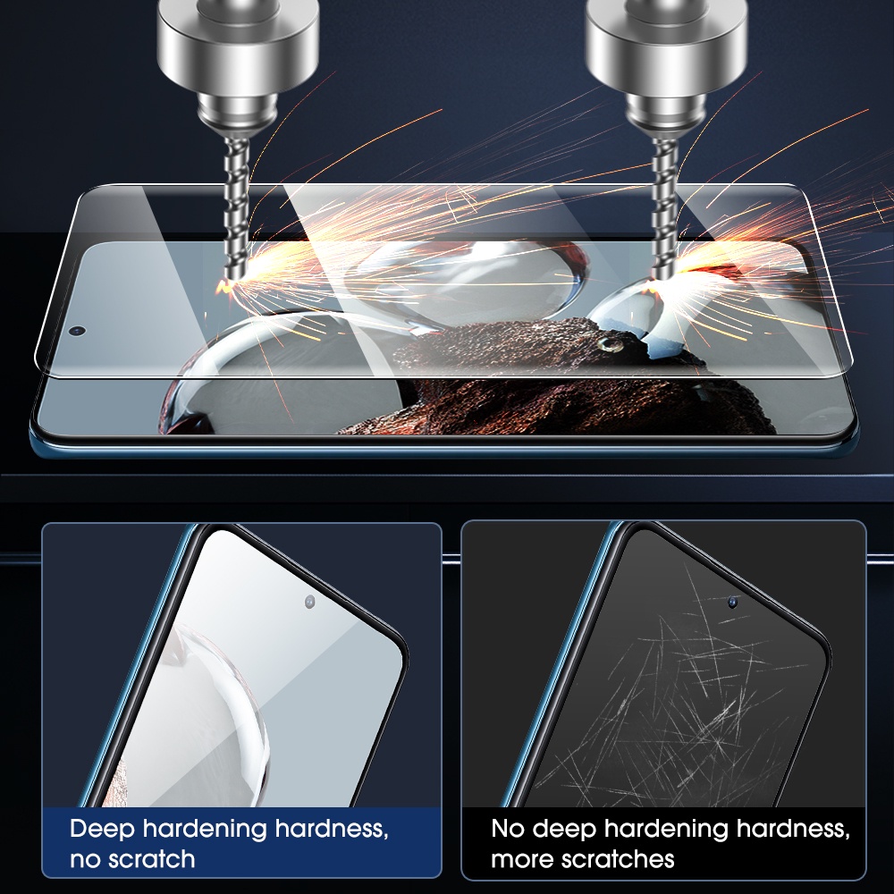 Kính Cường Lực 9H Toàn Màn Hình Chống Dấu Vân Tay Cho Xiaomi 12T 12T Pro