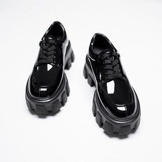 Giày boots Nữ Cổ Thấp Da Bóng phong cách trẻ trung cá tính Futuristix - G076