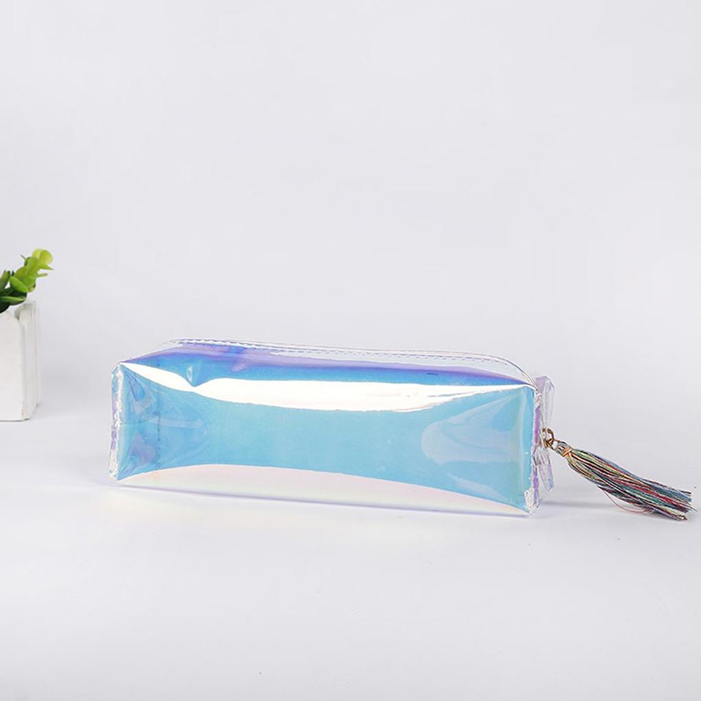 Túi Đựng Bút Bằng Da PU Lấp Lánh DIY Cho Nữ Ốp