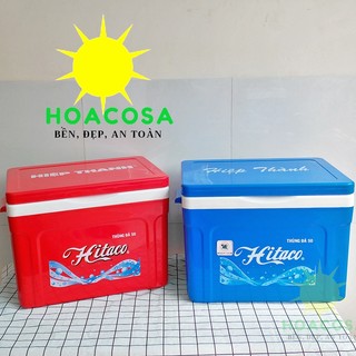 Thùng Đá Vuông 50L (50 Lít) Hitaco Nhựa Hiệp Thành Có Vòi Xả, Đẹp Bền, Giữ Đá Lâu- Đồ Gia Dụng Hoacosa