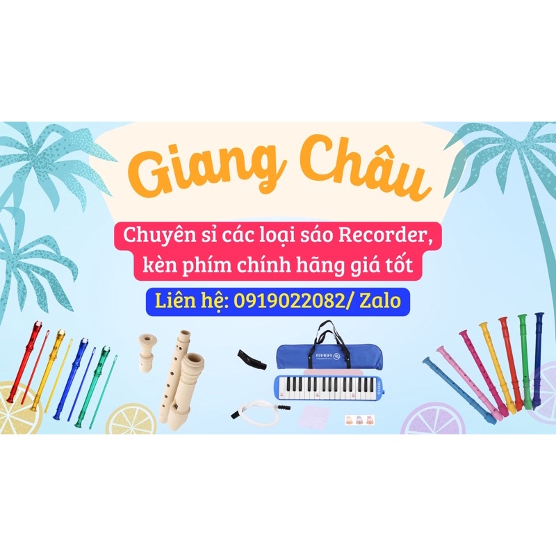 SÁO RECORDER 8 LỖ NHIỀU MÀU